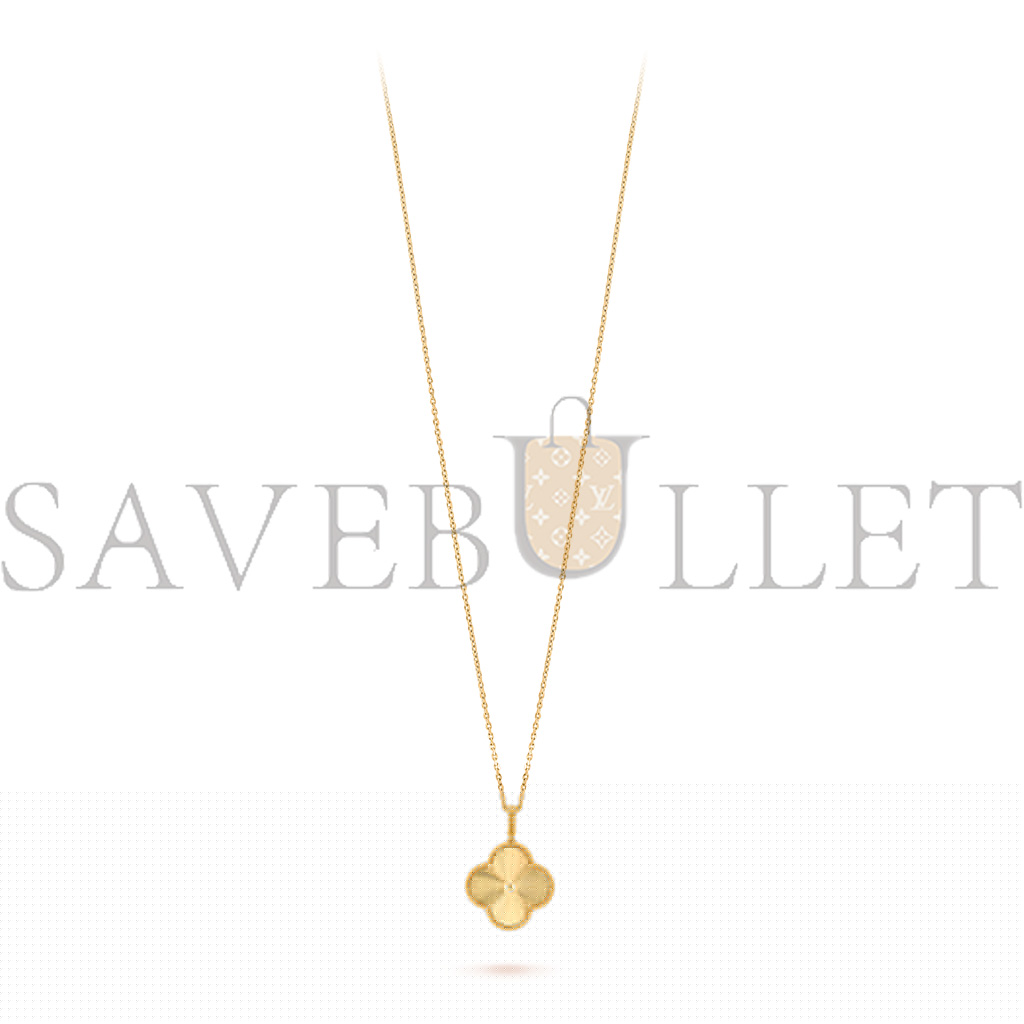 VAN CLEEF & ARPELS MAGIC ALHAMBRA LONG NECKLACE, 1 MOTIF - YELLOW GOLD  VCARP4KO00